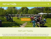 Tablet Screenshot of hofvantwello.nl